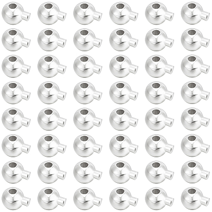 100 шт. латунные обжимные бусины, долговечный, круглые