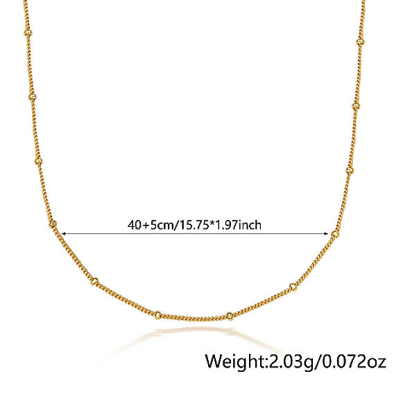 925 Sterling Silver Satellite Chains Necklaces