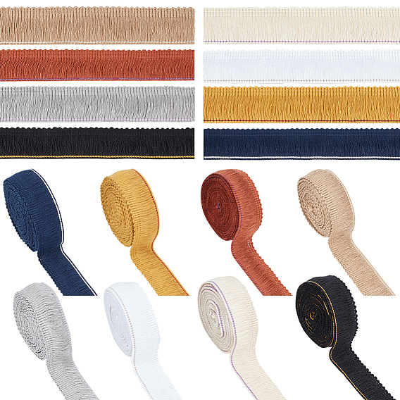 20m 8 цвета полиэстер кисточка бахрома отделка, украшение занавеса, аксессуары для костюма