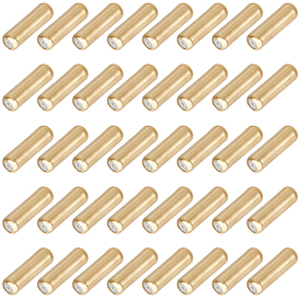 100 шт. латунная брошь, застежки для значков на лацканах, с резиной внутри, колонка