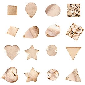 DIY Jewelry, Brass Ear Stud Findings and Components, Mixed Shapes
