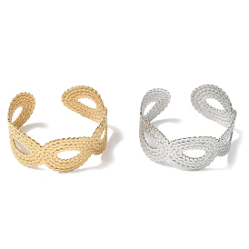 304 женские браслеты-манжеты из нержавеющей стали, овальные