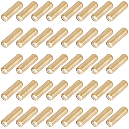 100 шт. латунная брошь, застежки для значков на лацканах, с резиной внутри, колонка