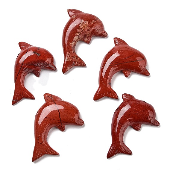 Подвески из натуральных драгоценных камней см. животных, прелести дельфинов