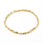 Electroplate Non-magnetic Synthetic Hematite Beads Stretch Bracelets, Cube