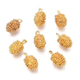 Brass Charms, Cadmium Free, Pine Cone