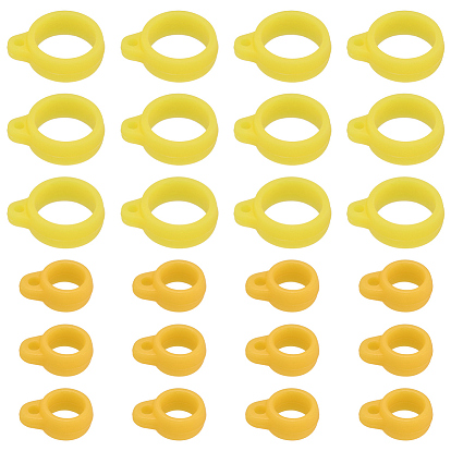 60шт 2 стиль силиконовый кулон, для изготовления электронных стилусов и зажигалок, кольцо