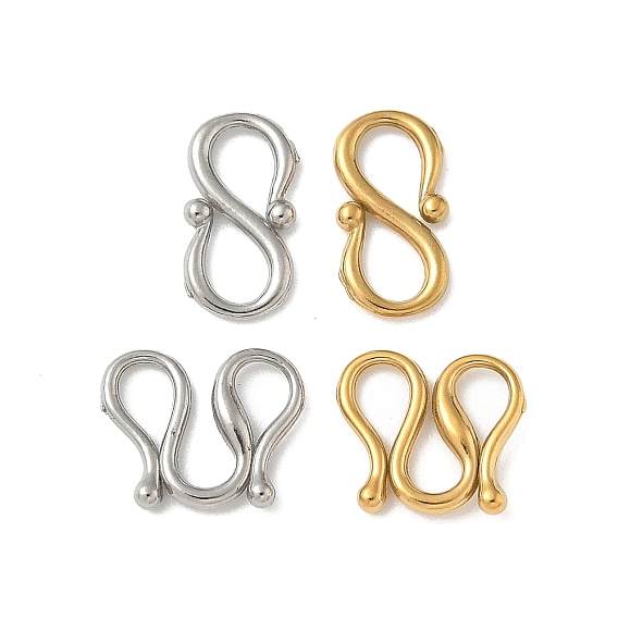 304 из нержавеющей стали S-крюк пряжки, ионное покрытие (ip)