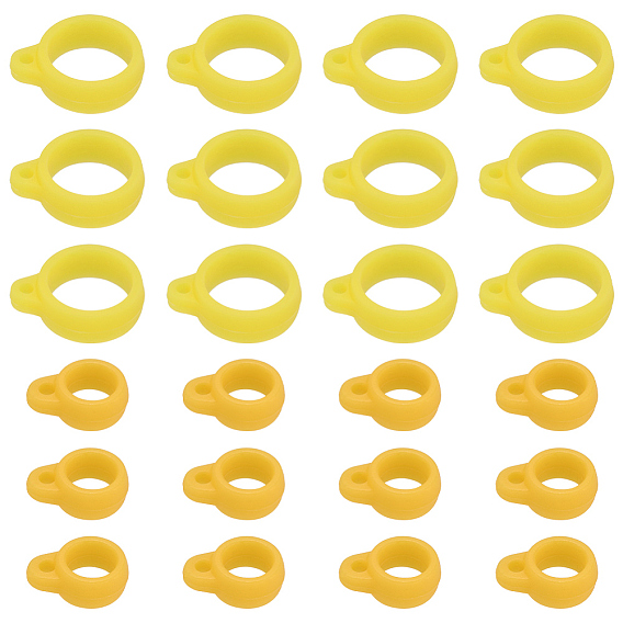 60шт 2 стиль силиконовый кулон, для изготовления электронных стилусов и зажигалок, кольцо