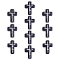 10Pcs Silicone Beads, Cross