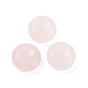 Naturel a augmenté perles de quartz, rondelle