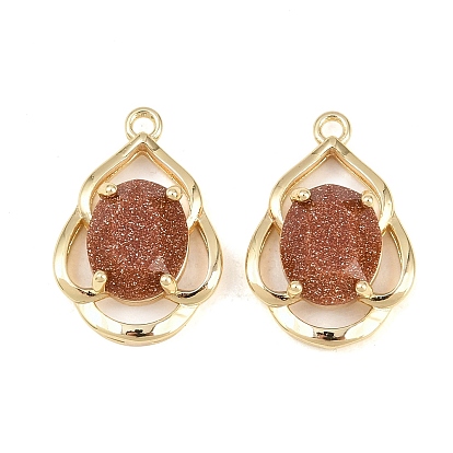 Латунные подвески, cmолой, слезинки, долговечный, стойки покрытие, с блеском порошок