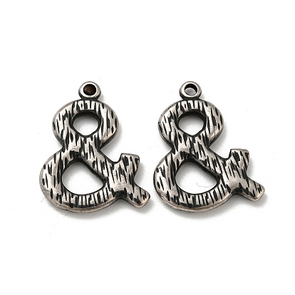 304 Stainless Steel Pendants, High Polished Symbol & Charms