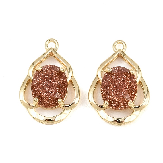 Латунные подвески, cmолой, слезинки, долговечный, стойки покрытие, с блеском порошок