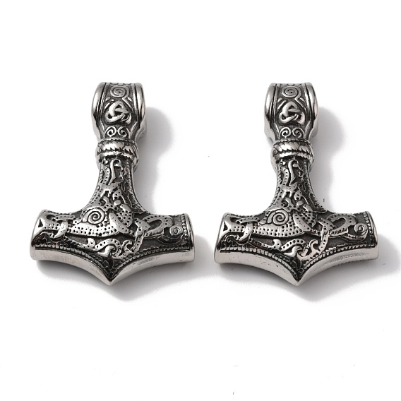 Викинг 304 подвески из нержавеющей стали, Молот тора