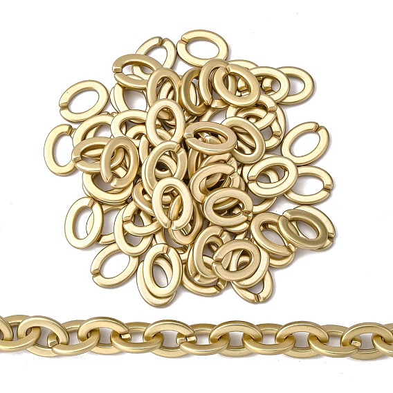 Непрозрачные акриловые кольца, разъемы для быстрой связи, для изготовления кабельных цепей, овальные