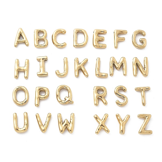 304 подвески из нержавеющей стали, реальный 14 k позолоченный, ионное покрытие (ip), шарм-буква