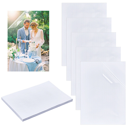 Самоклеящаяся ПВХ-пластиковая голографическая пленка для холодного ламинирования, прямоугольные