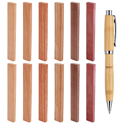 12шт. 6 цвета деревянной доски, товары для рукоделия, прямоугольные