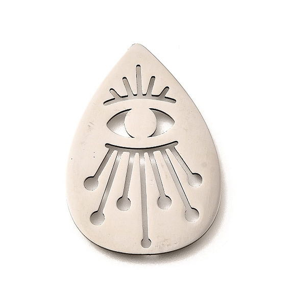 201 нержавеющей стали кабошонов, лазерная резка, слезинка со сглаза, анти-тускнение