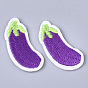 Computerized Embroidery Cloth Iron On Patches, Costume Accessories, Appliques, Eggplant