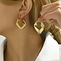 Real 18K Gold Plated 304 Stainless Steel Multi Layered Hoop Earrings