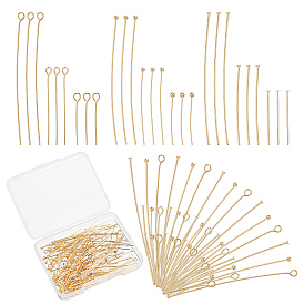 180шт. 9 штифт с латунной проушиной, штифты с шаровой головкой и штифты с плоской головкой