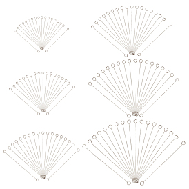 400 шт. 6 стиль 316 хирургические штифты из нержавеющей стали, двухсторонние наглазники