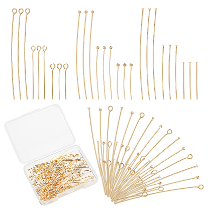 180шт. 9 штифт с латунной проушиной, штифты с шаровой головкой и штифты с плоской головкой