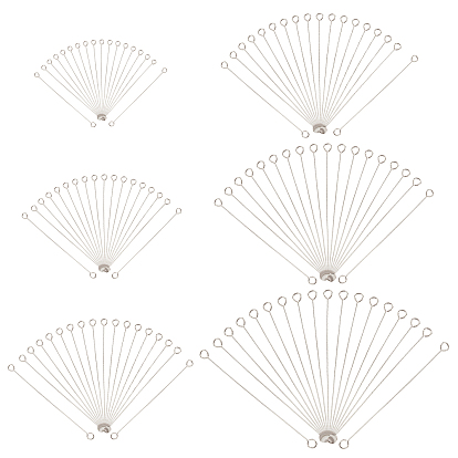 400 шт. 6 стиль 316 хирургические штифты из нержавеющей стали, двухсторонние наглазники