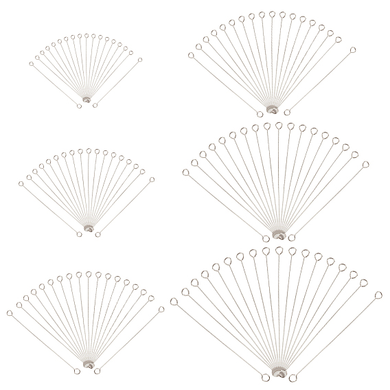 400 шт. 6 стиль 316 хирургические штифты из нержавеющей стали, двухсторонние наглазники