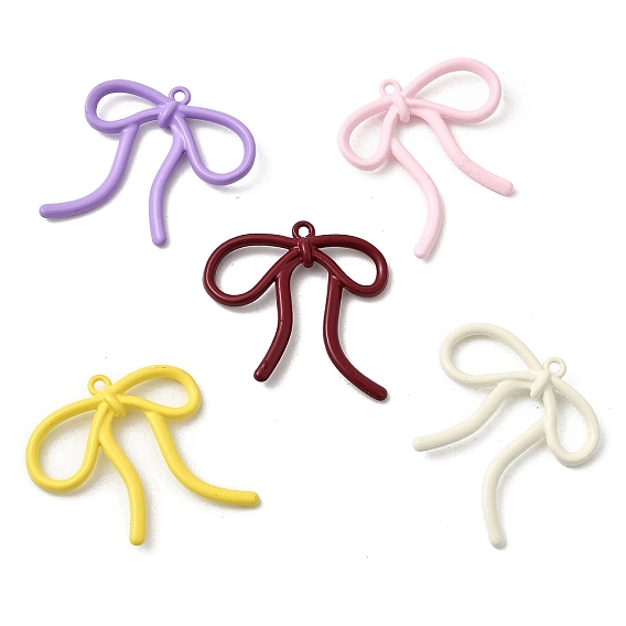 Подвески из сплава аэрозольной краски, бантом