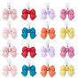 16шт 8 цвета пластиковые мобильные пылезащитные заглушки, смолой подвесками, бантом