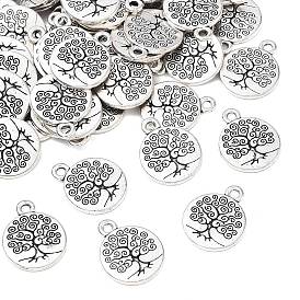 60 pendentifs en alliage de style tibétain, arbre de la vie