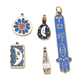 304 нержавеющей стальной эмали подвески, золотые