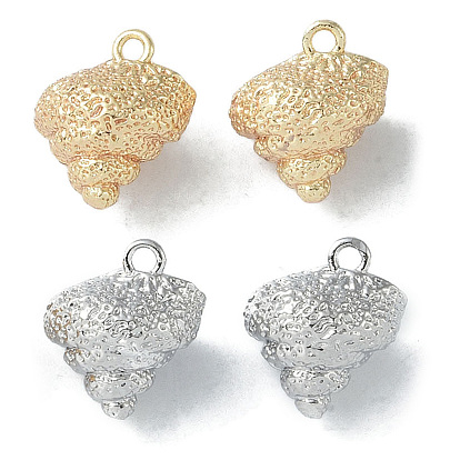 Brass Pendants, Cadmium Free & Nickel Free & Lead Free, Conch