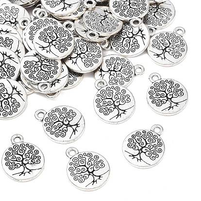 60 pendentifs en alliage de style tibétain, arbre de la vie