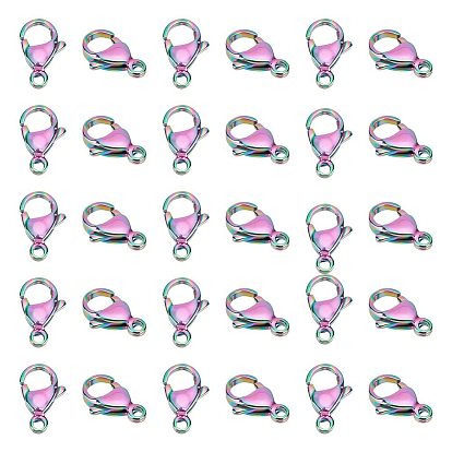 30шт 304 застежки-карабины из нержавеющей стали