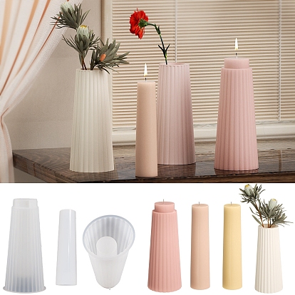 Cone DIY Silicone Vase Molds, Resin Casting Molds, For UV Resin, Epoxy Resin Jewelry Making
