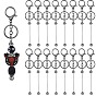 16Pcs Alloy Bar Beadable Keychain for Jewelry Making DIY Crafts, with Lobster Claw Clasps