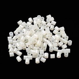 1 Box 5mm Melty Beads PE DIY Fuse Beads Refills for Kids, Tube, 5x5mm, Hole: 3mm, about 500pcs/box