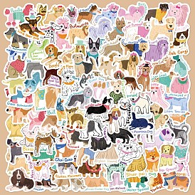 100Pcs PVC Sticker, Self-adhesion, for Suitcase, Skateboard, Refrigerator, Helmet, Mobile Phone Shell, Dog