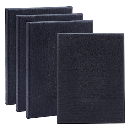 Linen Stretched Blank Canvas Panels, with Wooden Frame, for Painting, Oil Paint, Rectangle