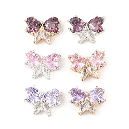 Латунные микро проложить кубического циркония подвески, бабочки прелести, без свинца и без кадмия, долговечный