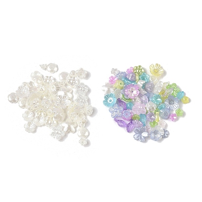 Перламутровые бусины из АБС-пластика, цветок