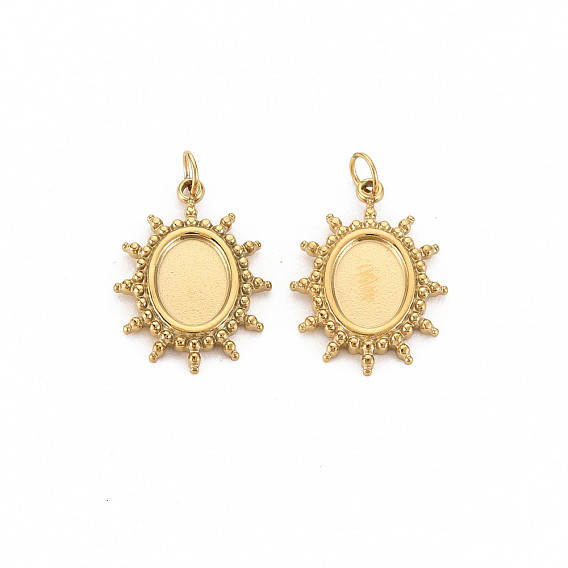 Ионное покрытие (ip) 304 настройки эмали подвески из нержавеющей стали, с прыжковых колец, овальные