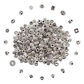 Tibetan Style Alloy Spacer Beads, Mixed Shapes