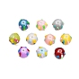 Бусины из стеклянной эмали, окрашенные методом запекания, бусины ручной работы, круглые