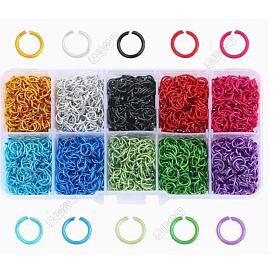 10 Colors Aluminum Wire Open Jump Rings