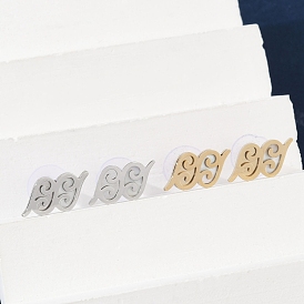 304 из нержавеющей стали серьги, ионное покрытие (ip)